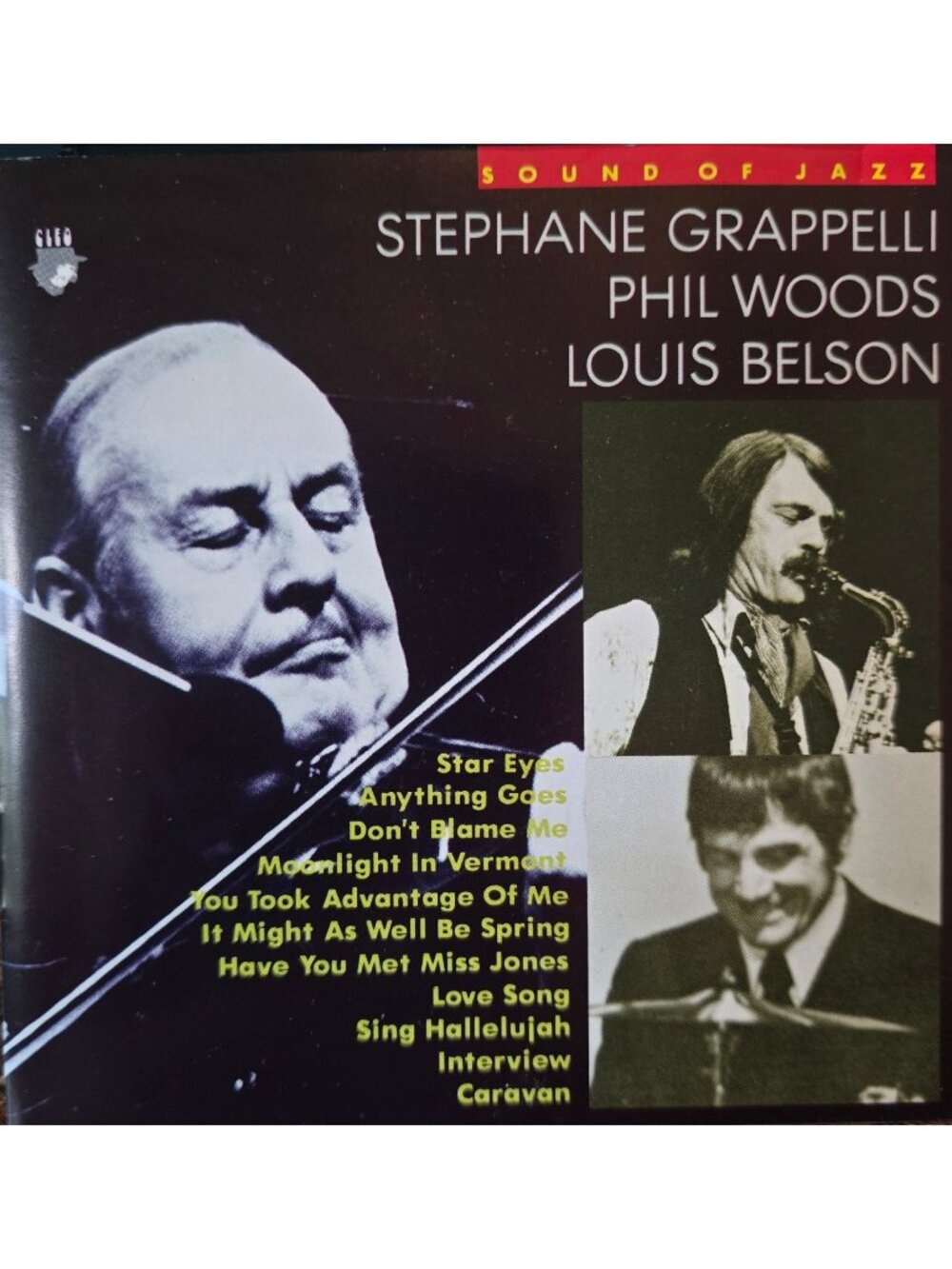 The Sound Of Jazz CD - Stephane Grappelli Phil Woods Louis Belson 1988 37941cd
